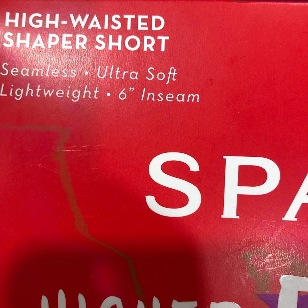 Spanx Higher Power Short High Waisted Shaper Chestnut Brown XL 2744 6in Inseam - Picture 3 of 8